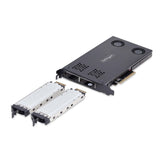 Hard Drive Adapter Startech 2M2-REMOVABLE-PCIE Black